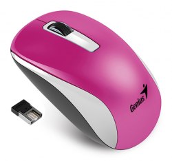 Компьютерная мышь, Genius, NX-7010, 3D, Оптическая, 1600dpi, Беcпроводная 2.4ГГц, Пурпурный