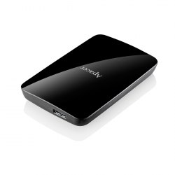 Внешний жёсткий диск, Apacer, AC233, AP1TBAC233B-S, 1TB, 2.5", USB 3.1, Чёрный