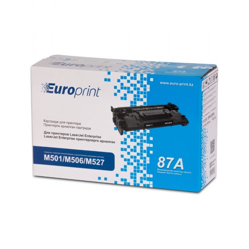 Картридж, Europrint, EPC-287A (CF287A), Для принтеров HP LaserJet Enterprise M501/M506/M527, 9000 страниц.