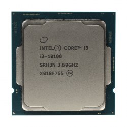 Процессор, Intel, 1200 i3-10100, оем, 6M, 3.60 GHz, 4/8 Core Comet Lake, 65 Вт, HD630