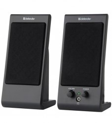 Акустическая система Defender 170, Черный ,SPK active (2.0), 2W*2, USB power, 200-18000 Hz, black