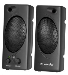 Акустическая система Defender 50, Черный SPK active (2.0), 3W*2, USB power, 200-20000 Hz, black