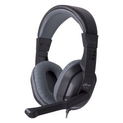 Гарнитура Ritmix RH-534M, Черный-серый ,Garnitura 32 Ohm, 20-20000Hz, 105dB, 2m cable, volume control, black-grey