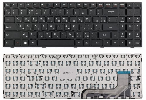Клавиатура для ноутбука Lenovo IdeaPad 100-15IBY, RU, черная