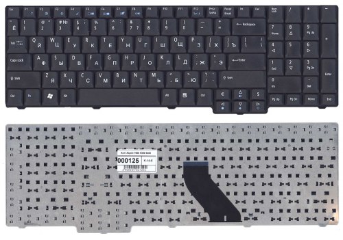Клавиатура для ноутбука Acer Aspire 9400/ AS7000, RU, черная