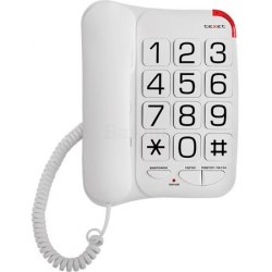 Телефон проводной Texet ТХ-201 белый