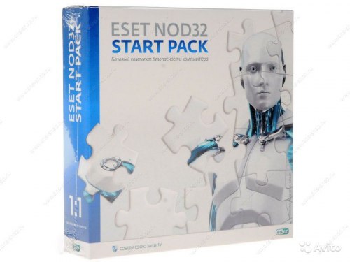 Антивирус ESET NOD32 START PACK лицензия на 1 год на 1ПК
