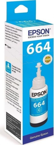 Чернила Epson C13T66424A L100 Cyan ink bottle 70ml