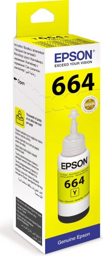 Чернила Epson C13T66444A L100 Yellow ink bottle 70ml