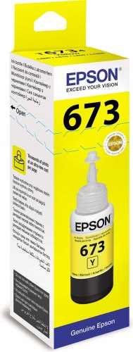 Чернила Epson C13T67344A L800/1800/810/850 желтый
