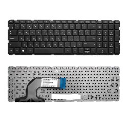 Клавиатура для ноутбука HP Pavilion 15-e series, рамка, черная