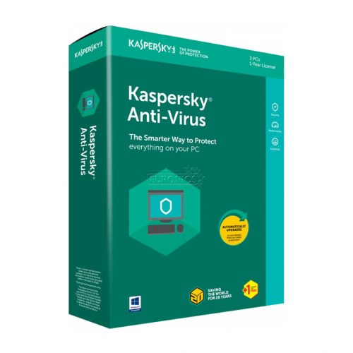 Антивирус Kaspersky Anti-Virus 2020 (BOX) База 2ПК/1 год