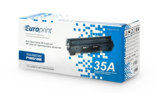 Картридж Europrint EPC-435A, Для принтеров HP LaserJet P1005/P1006, 1500 страниц.