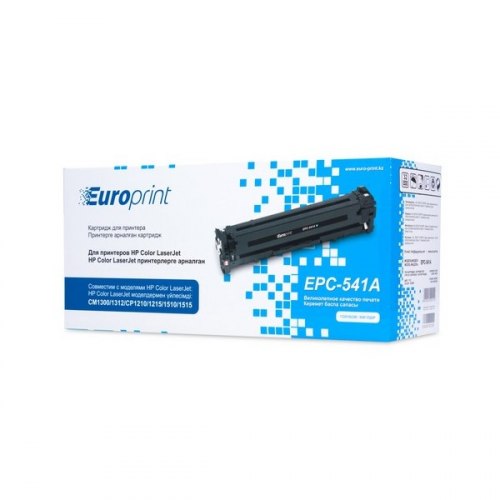 Картридж Europrint EPC-541A, Синий, Для принтеров HP Color LaserJet CM1300/1312/CP1210/ 1215/1510/1515