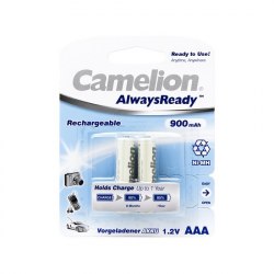 AAA Аккумулятор CAMELION AlwaysReady Rechargeable Ni-MH NH-AAA900ARBP2