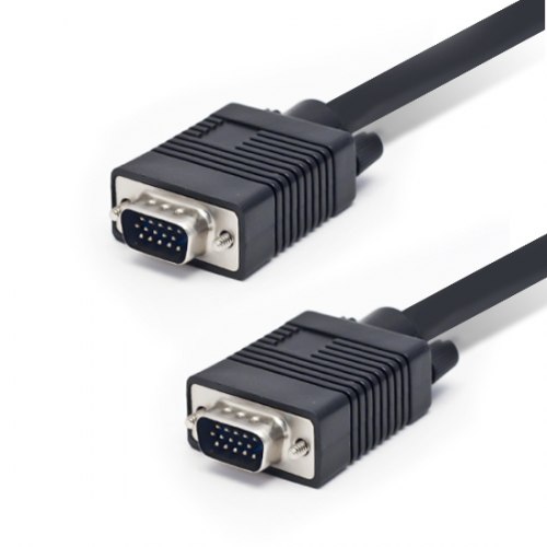 Интерфейсный кабель, SHIP, VG002M/M-10P, VGA, 15Male/15Male, Пол. пакет, 10 м, Чёрный