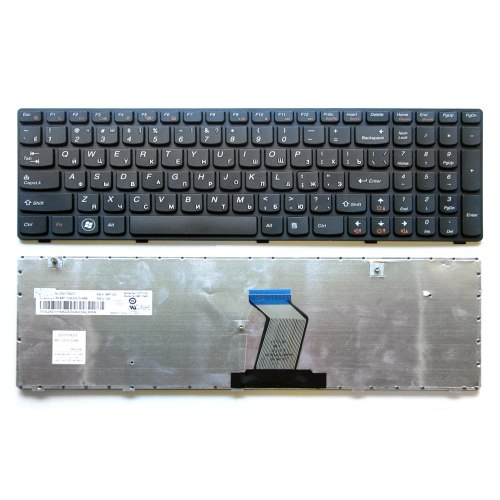 Клавиатура для ноутбука Lenovo IdeaPad Z580/ V580/ G580, RU, черная