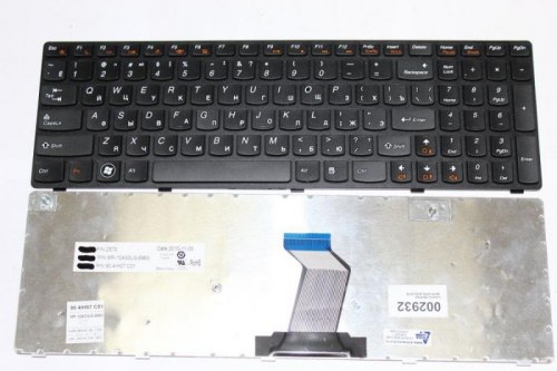Клавиатура для ноутбука Lenovo IdeaPad V570/ B570, RU, черная