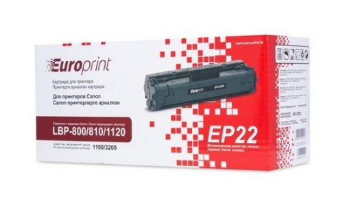 Картридж Europrint EPC-EP22, Для принтеров Canon LBP-800/810/1120, 2500 страниц.
