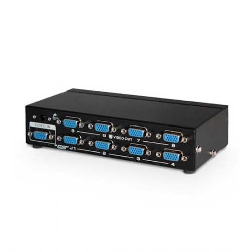 Сплиттер VGA, Deluxe, CT-3508, 350 Mhz, 1920*1440, (1 Системный блок - 8 Мониторов), Разветвитель