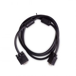 Интерфейсный кабель, iPower, iPiVGAMM18 , VGA 15M/15M 1.8 м., Чёрный