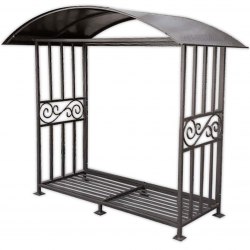 Дровник КУБ с большой крышей -Пионэр-