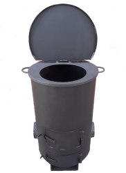 Печь - бочка для сжигания мусора ZOLA 150 4мм -Пионэр-