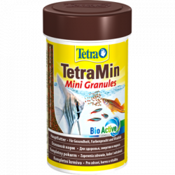 Корм Tetra Min Mini Granules 100 ml- Основной корм в гранулах для небольших декор.рыбок