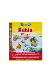 Корм Tetra TetraRubin 12g- Специальный корм в виде хлопьев для усиления окраски для декоративных рыб