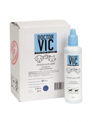 Лосьон Doctor VIC гигиенический для ушей собак и кошек, 60мл