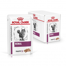 Влажный корм Royal Canin Renal Feline паштет 85г/1шт