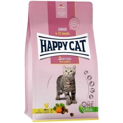 Сухой корм Happy Cat Junior Land-Geflügel 36/18,5 (птица, без злаков) 4-12 мес, 300г