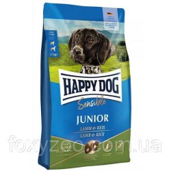 Сухой корм Happy Dog Sensible Junior Lamm & Reis: Корм для щенков c 7 мес. Ягненок и рис 10 кг