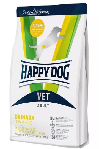 Сухой корм Happy Dog VET VET Urinary Adult Low Purine Диета для собак при лечении и профилактике мочекаменной болезни, 1 кг