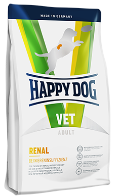Сухой корм Happy Dog VET VET Renal для собак с хронической почечной недостаточностью, гипертензией, нефритом, 1 кг