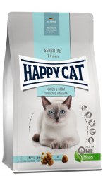 Сухой корм Happy Cat Sensitive Magen&Darm 34/14 из утки и риса с полезными травами ромашки и корня лакрицы поддерживает пищеварительный тракт 4 кг