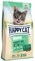 Сухой корм Happy Cat Minkas Perfect Mix Adult 30/12 (домашняя птица, рыба и ягненок) 4 кг