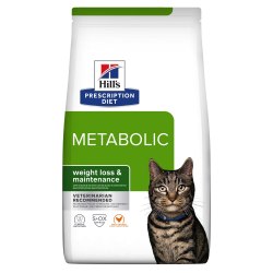 Сухой корм Hills Metabolic. Для взрослых кошек (старше 1 года). При избыточном весе или ожирении, для поддержания веса после его снижения 1,5 кг