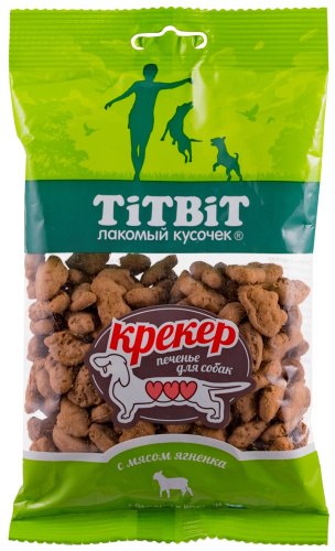 Крекер TiTBiT с мясом ягненка, 100г