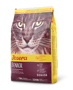 Сухой корм Josera Senior для пожилых кошек или кошек, страдающих хронич. почечной недостаточностью, с пониженным содержанием фосфора и дополнительными антиоксидантами 2кг