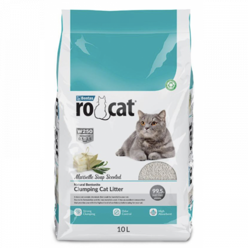 Наполнитель RO-CAT комкующийся бентонитовый "Марсельское мыло" 5 л