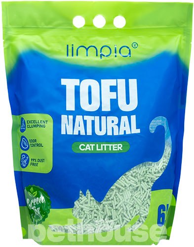 Наполнитель Limpia соевый с ароматом зеленого чая 6л