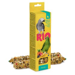 Палочки RIO для крупных попугаев с фруктами и ягодами 2*90 г