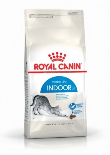 Сухой корм Royal Canin INDOOR - 2 кг, для взрослых кошек живущих в помещении