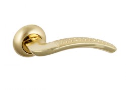 Дверные ручки S-Locked (квадрат 140мм) S-Locked A-226-1 SB/PB матовое золото