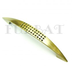Мебельная ручка FURBAT 2856-128 матовый хром/хром
