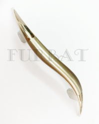Мебельная ручка FURBAT 2239-64 мат. хром/золото