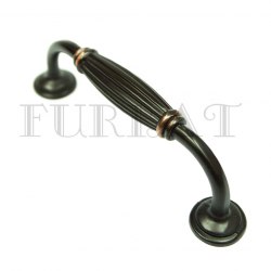 Мебельная ручка FURBAT 7612-128 черная