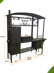Мангал-беседка Царский-3