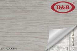 Пленка самоклеящаяся 0,45*8м дерево кремовое D&B A0008-1